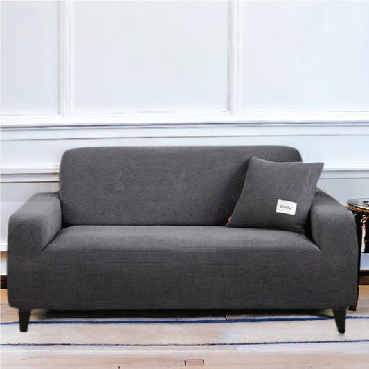 Fitted Micro Mesh Sofa Cover (Grey Color)