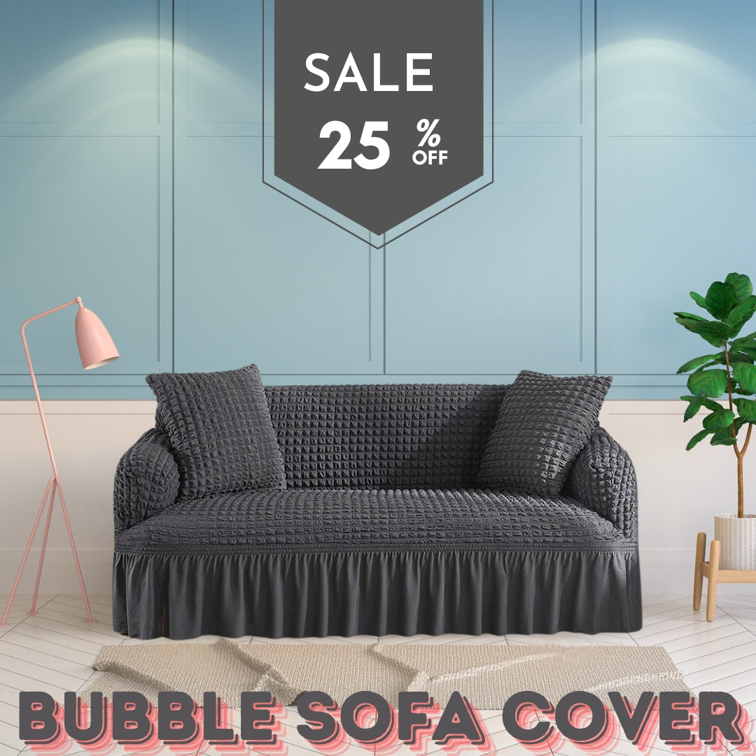 Frill Style Bubble Stuff Sofa Cover