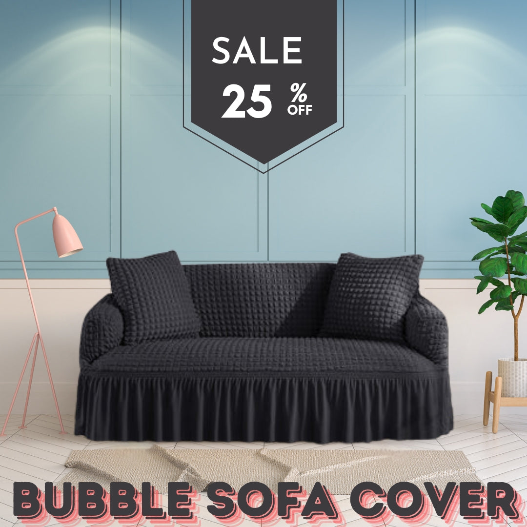 Frill Style Bubble Stuff Sofa Cover