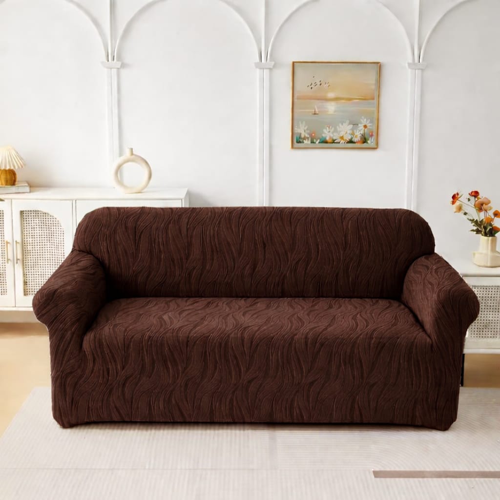 FITTED ZEBRA VALVET SOFA COVER